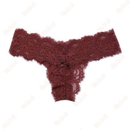 no trace wine red panties